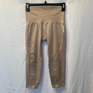 Gymshark‎ Flex Leggings Seamless High Waist Lined Cropped Workout Small
